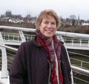 Diana on sustrans bridge